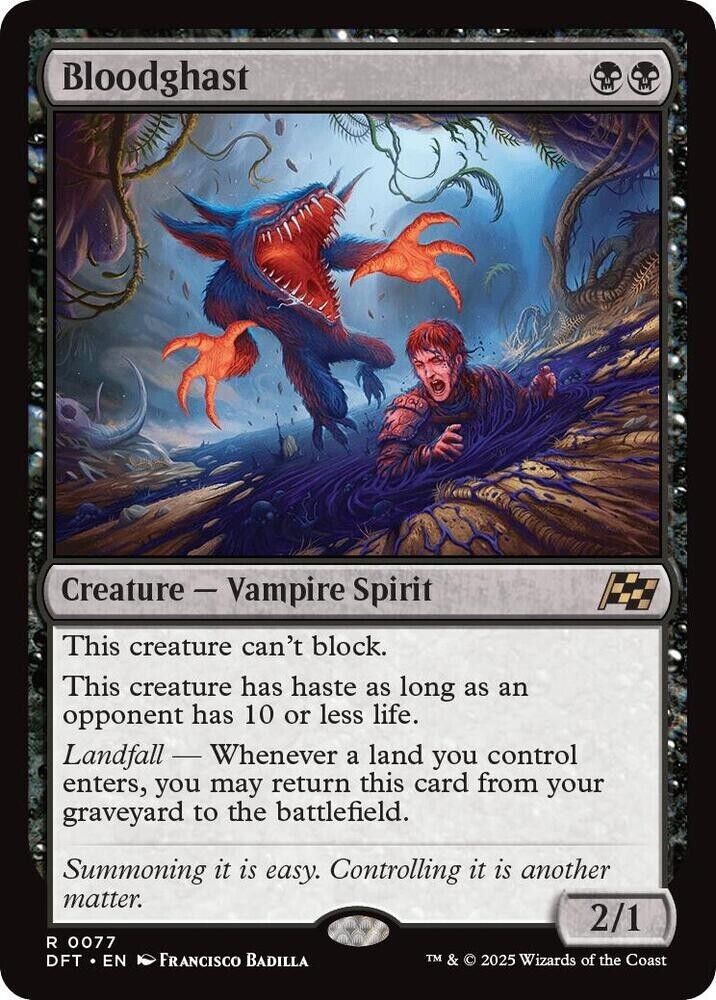 Bloodghast (Foil) Aetherdrift MTG