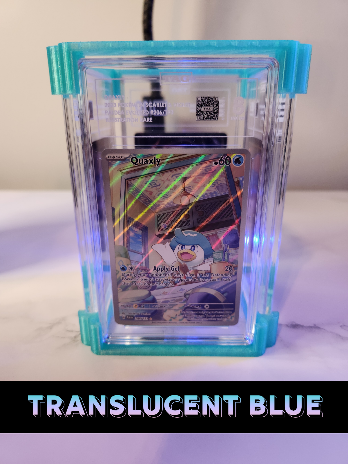 Graded Card Stand - Compatible with TAG - Turnable 360 Card Display - SlabTower