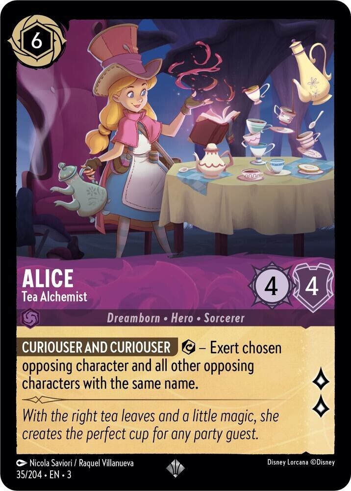 Alice Tea Alchemist Non-Foil Disney Lorcana