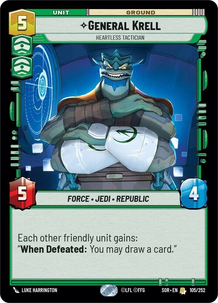 General Krell - Heartless Tactician (Non-Foil) SWU