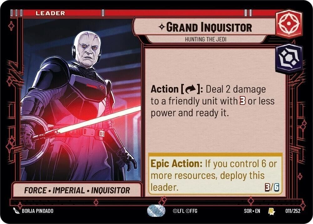 Grand Inquisitor - Hunting the Jedi (Non-Foil) SWU