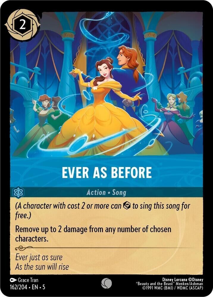 Ever as Before Cold Foil Disney Lorcana 162/204
