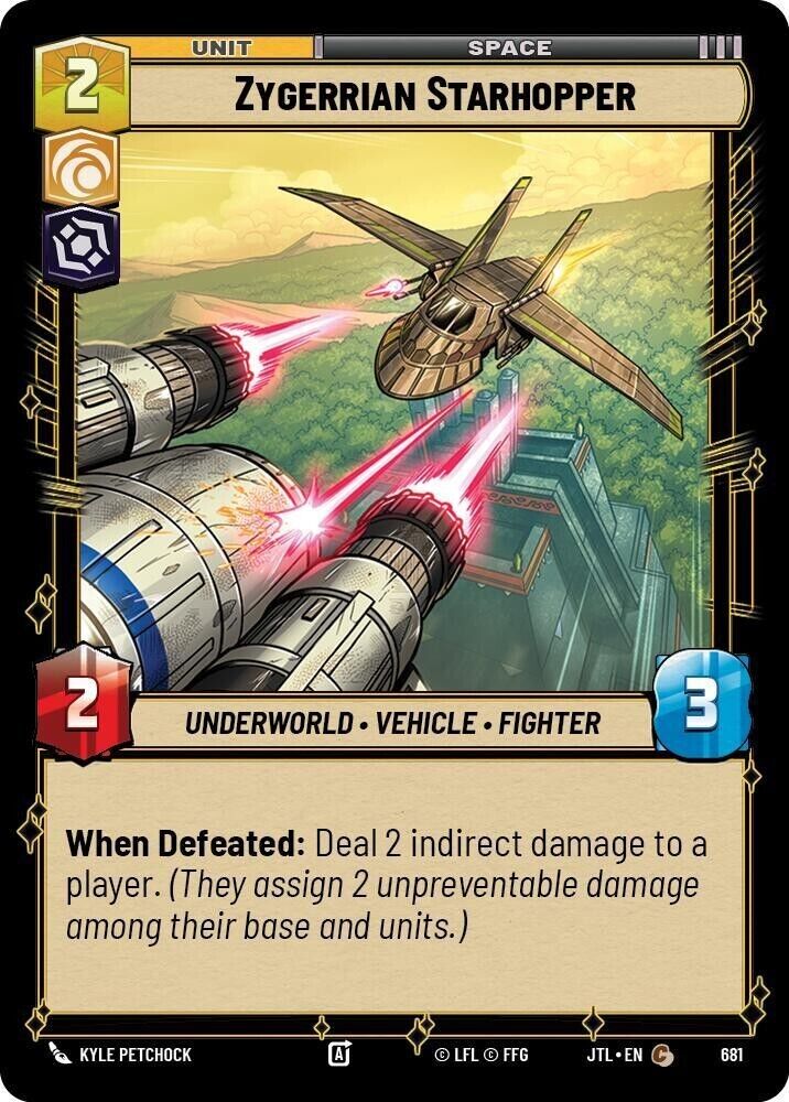 Zygerrian Starhopper (Foil) JTL SWU