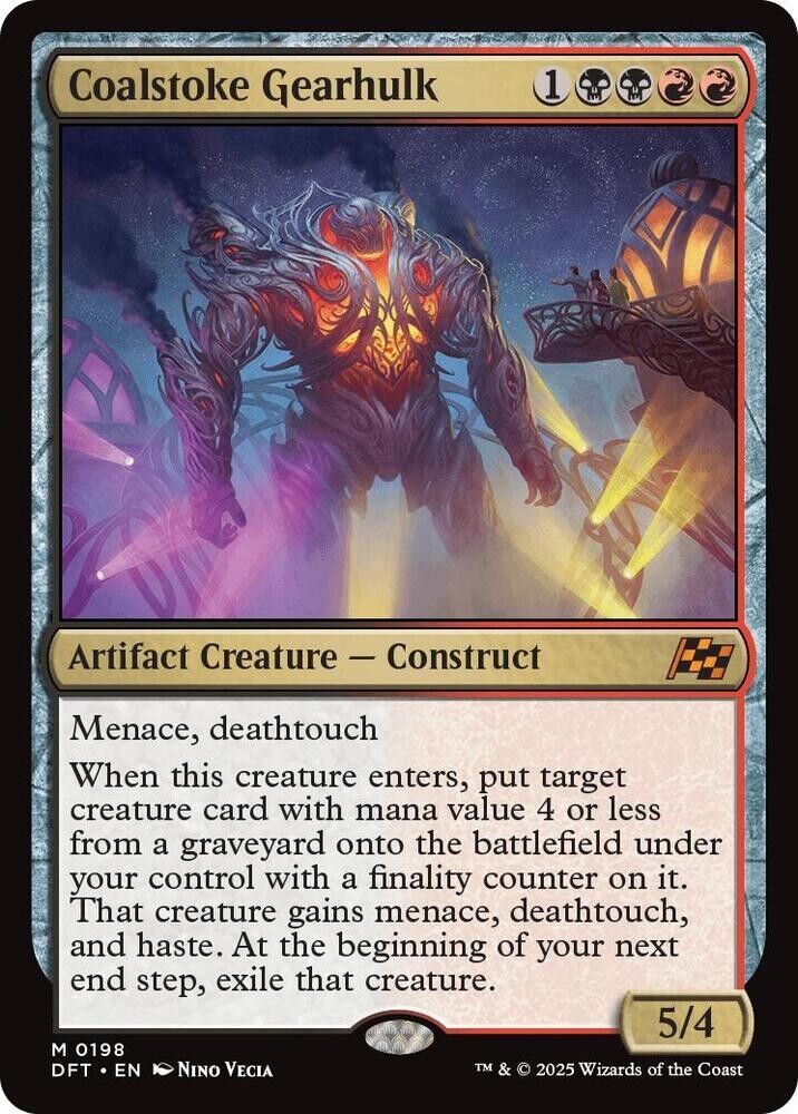 Coalstoke Gearhulk (Foil) Aetherdrift MTG