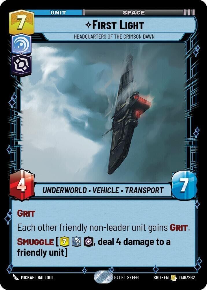 First Light - Headquarters of the Crimson Dawn (Non-Foil) SWU