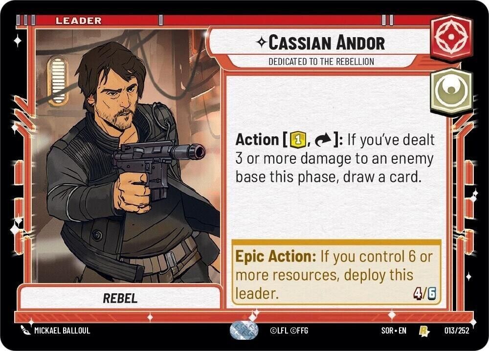 Cassian Andor - Dedicated to the Rebellion (Non-Foil) SWU