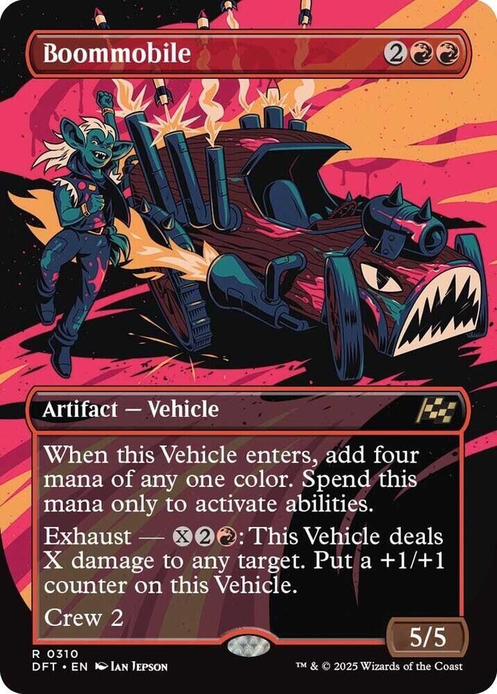Boommobile (Borderless) (Non-Foil) Aetherdrift MTG