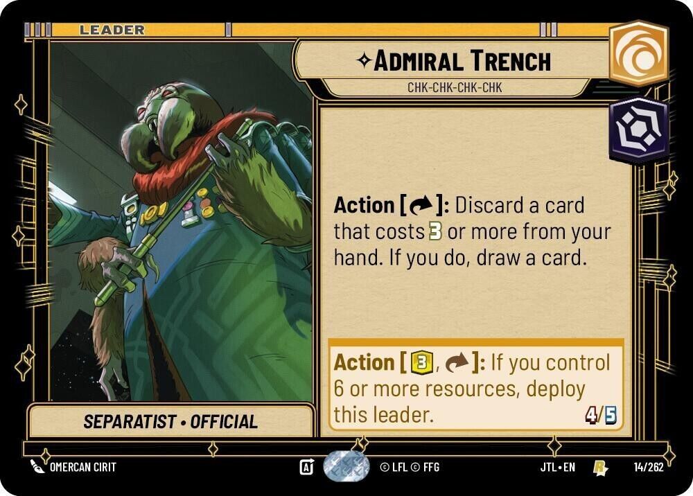 Admiral Trench - Chk-chk-chk-chk (Non-Foil) JTL SWU