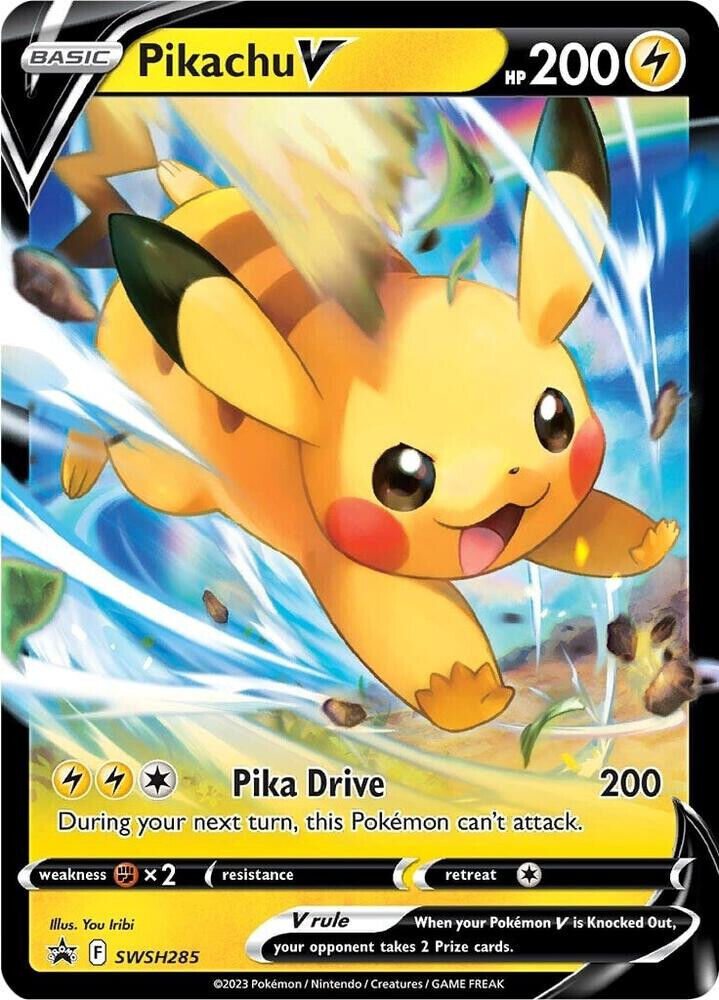 Pikachu V SWSH285 SWSH: Sword & Shield Promo Cards Holo Pokemon NM PKM