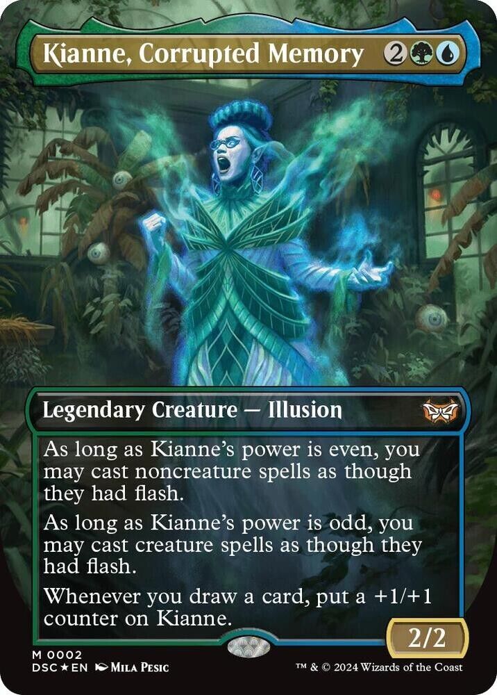 Kianne, Corrupted Memory (Borderless) (Foil) MTG