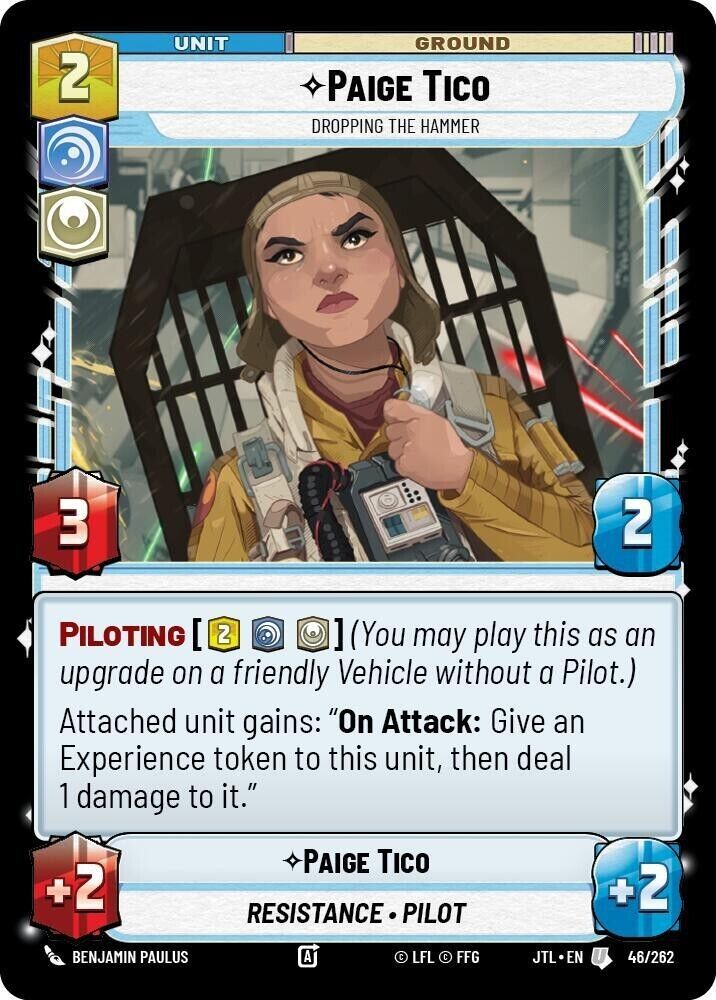 Paige Tico - Dropping the Hammer (Non-Foil) JTL SWU