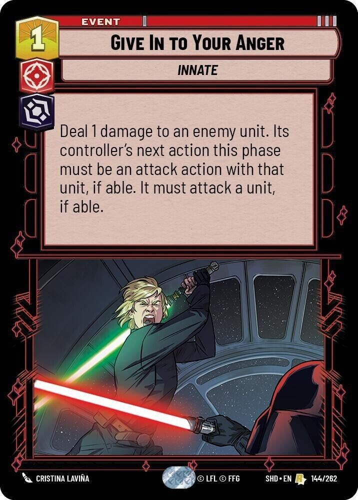 Give In to Your Anger (Non-Foil) SWU
