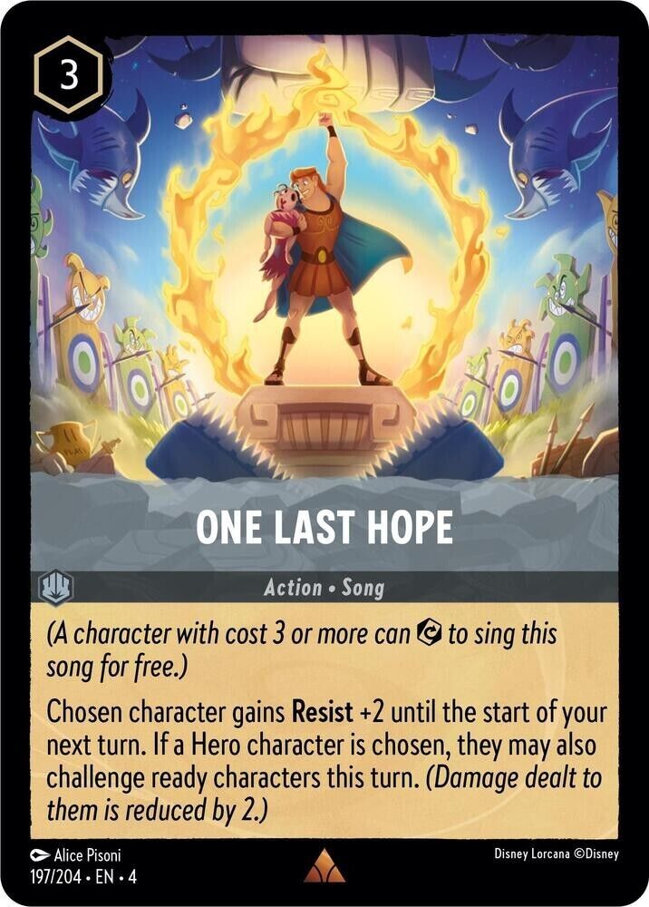 One Last Hope Non-Foil Disney Lorcana