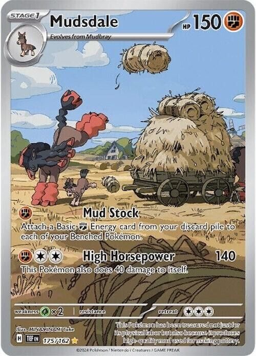 Mudsdale 175/162 Sv05: Temporal Forces Holo Pokemon NM PKM