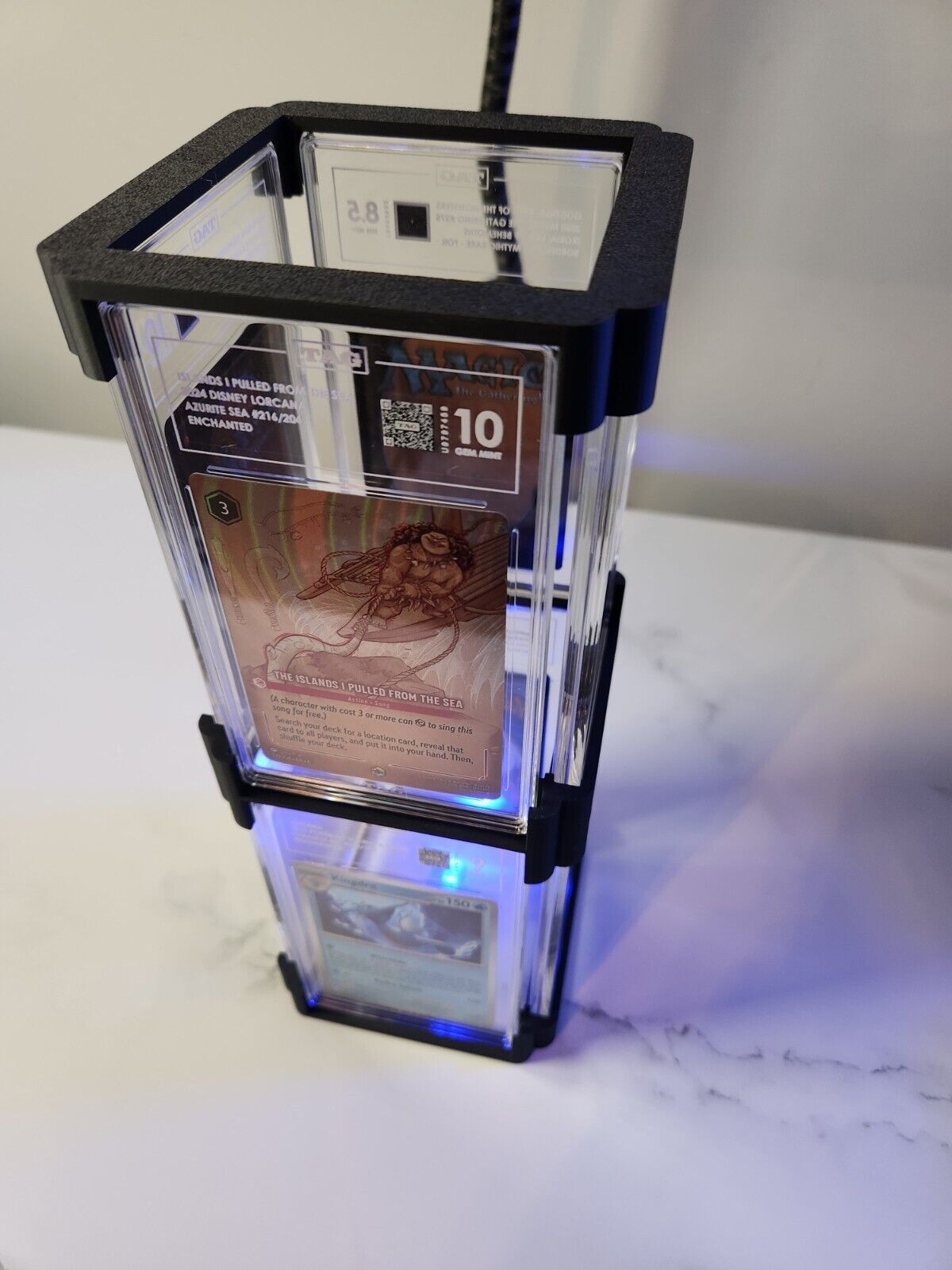 Graded Card Stand - Compatible with TAG - Turnable 360 Card Display - SlabTower
