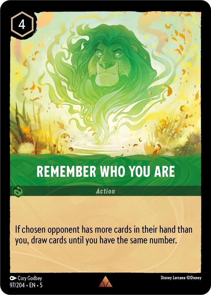 Remember Who You Are Non-Foil Disney Lorcana 97/204