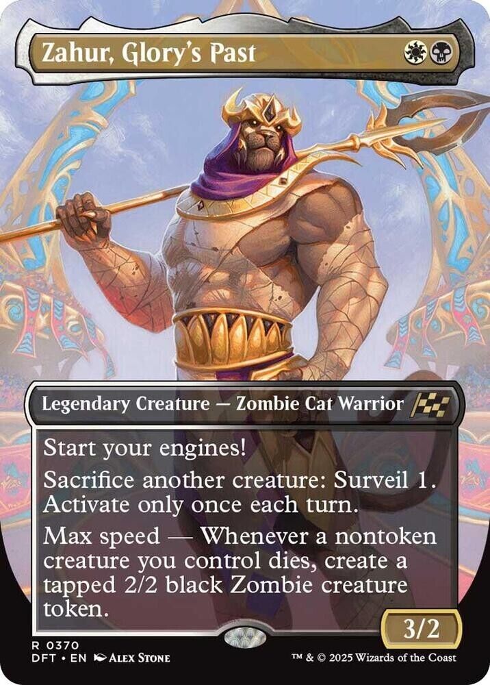 Zahur, Glory's Past (Borderless) (Non-Foil) Aetherdrift MTG