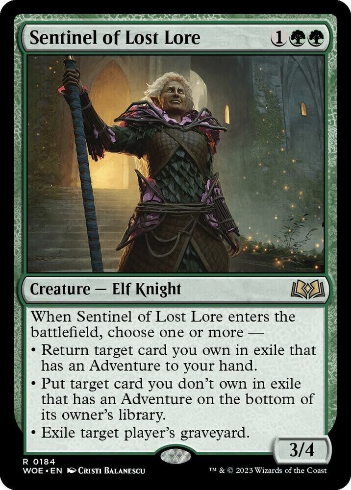 Sentinel of Lost Lore (Non-Foil) MTG