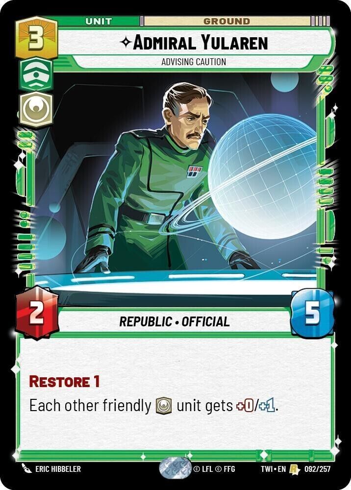 Admiral Yularen - Advising Caution (Non-Foil) SWU