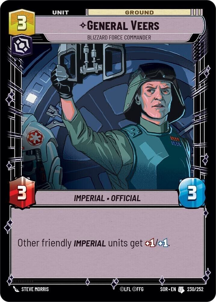 General Veers - Blizzard Force Commander (Non-Foil) SWU