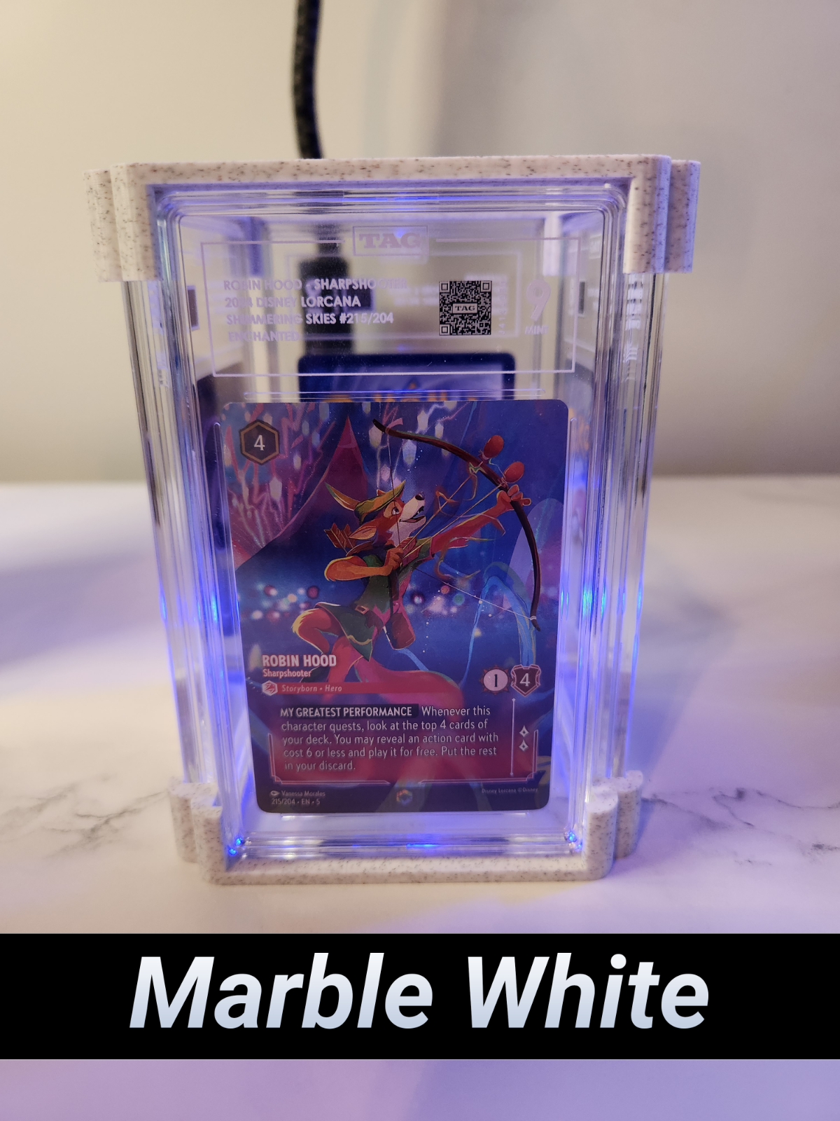 Graded Card Stand - Compatible with TAG - Turnable 360 Card Display - SlabTower