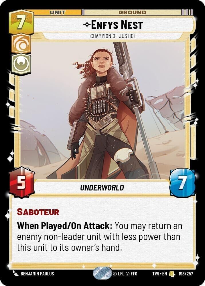 Enfys Nest - Champion of Justice (Foil) SWU