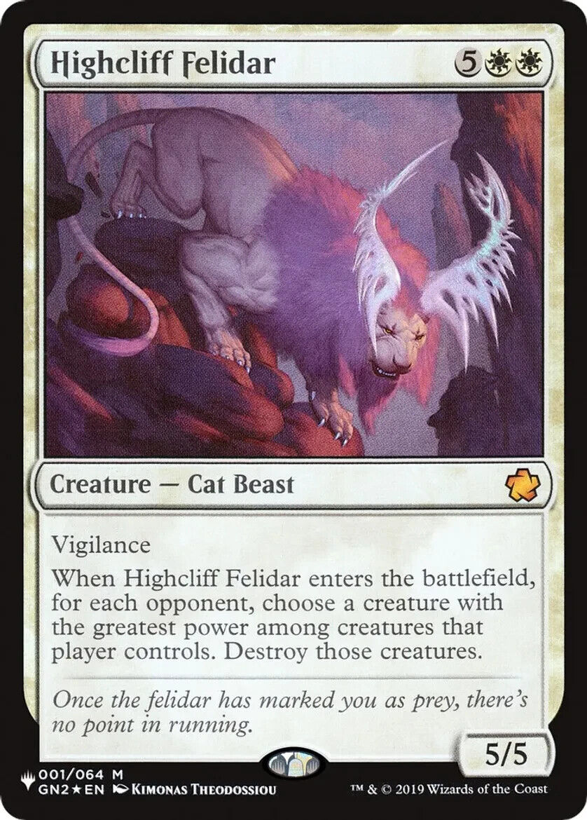 Highcliff Felidar (Non-Foil) MTG
