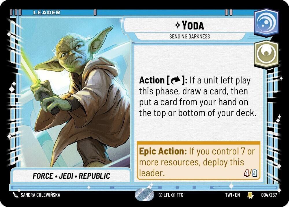 Yoda - Sensing Darkness (Non-Foil) SWU