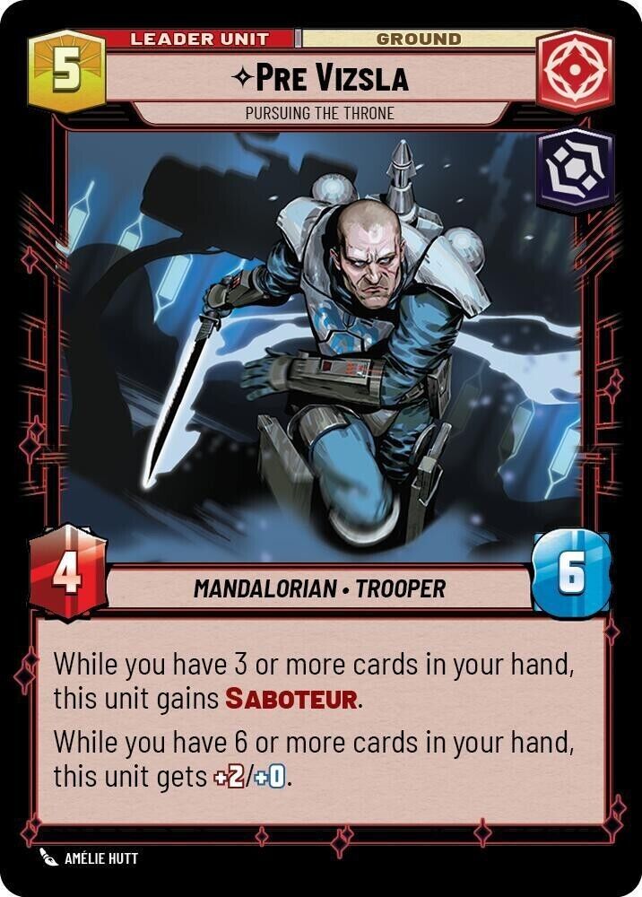 Pre Vizsla - Pursuing the Throne (Non-Foil) SWU