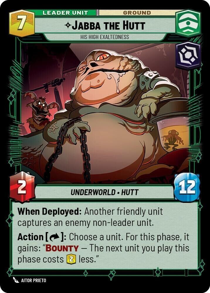 Jabba the Hutt - His High Exaltedness (Non-Foil) SWU