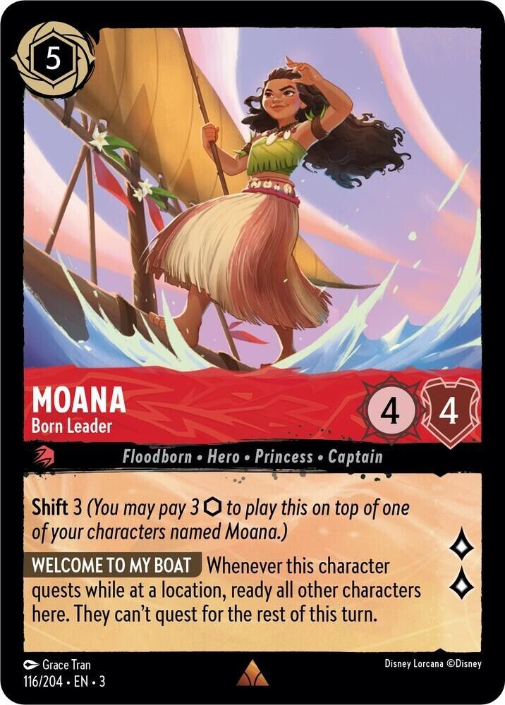 Moana Born Leader Non-Foil Disney Lorcana