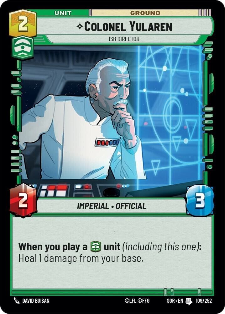 Colonel Yularen - ISB Director (Foil) SWU