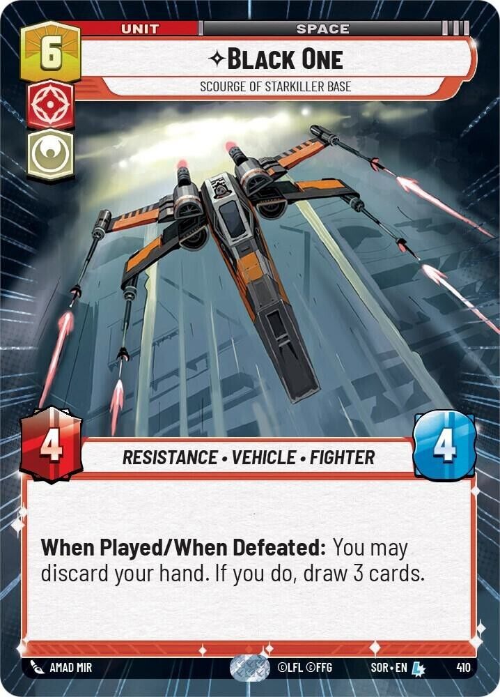 Black One - Scourge of Starkiller Base (Hyperspace) (Non-Foil) SWU