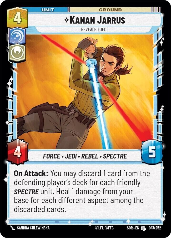 Kanan Jarrus - Revealed Jedi (Non-Foil) SWU