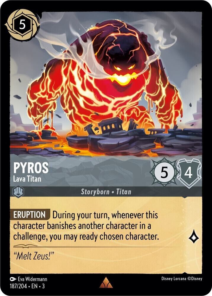Pyros Lava Titan Non-Foil Disney Lorcana