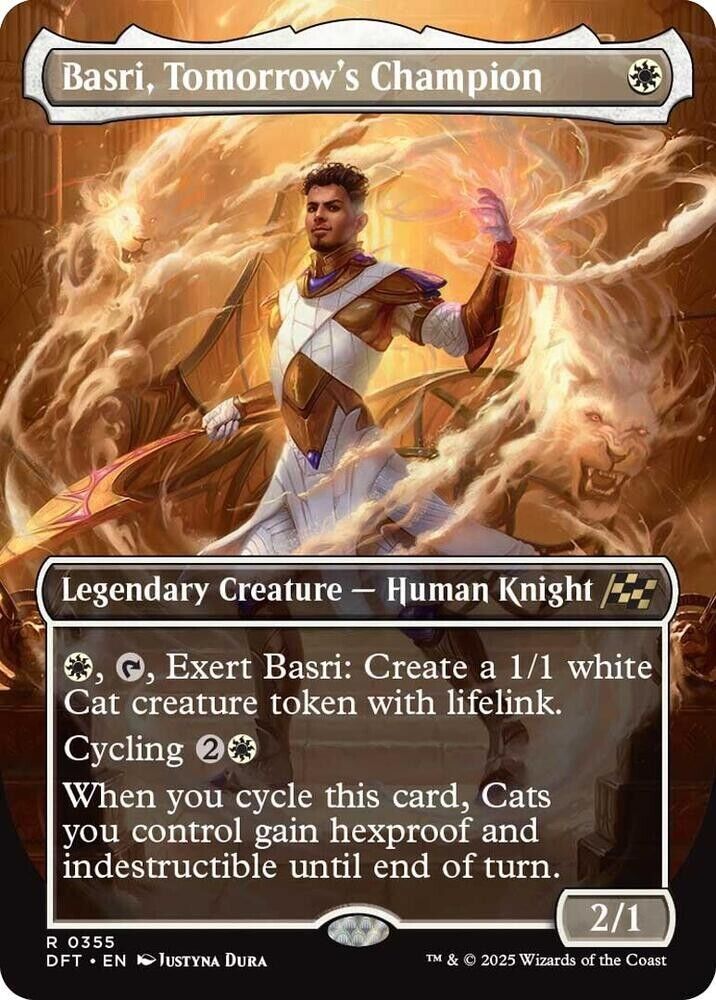Basri, Tomorrow's Champion (Borderless) (Non-Foil) Aetherdrift MTG