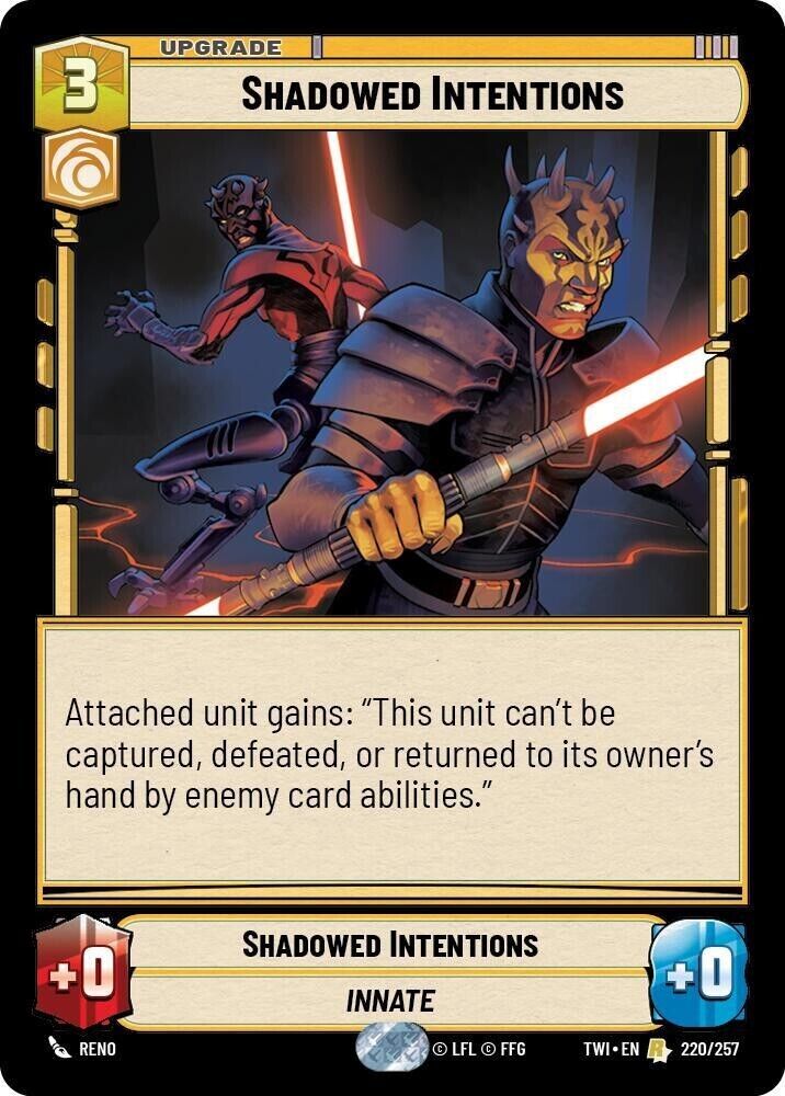 Shadowed Intentions (Foil) SWU