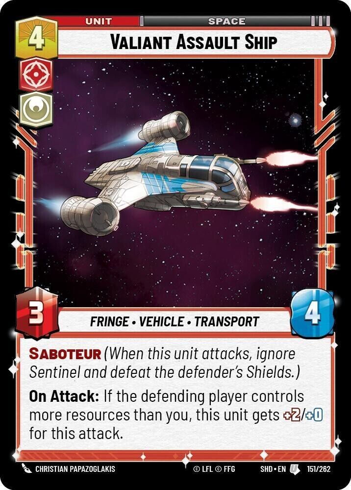 Valiant Assault Ship (Foil) SWU