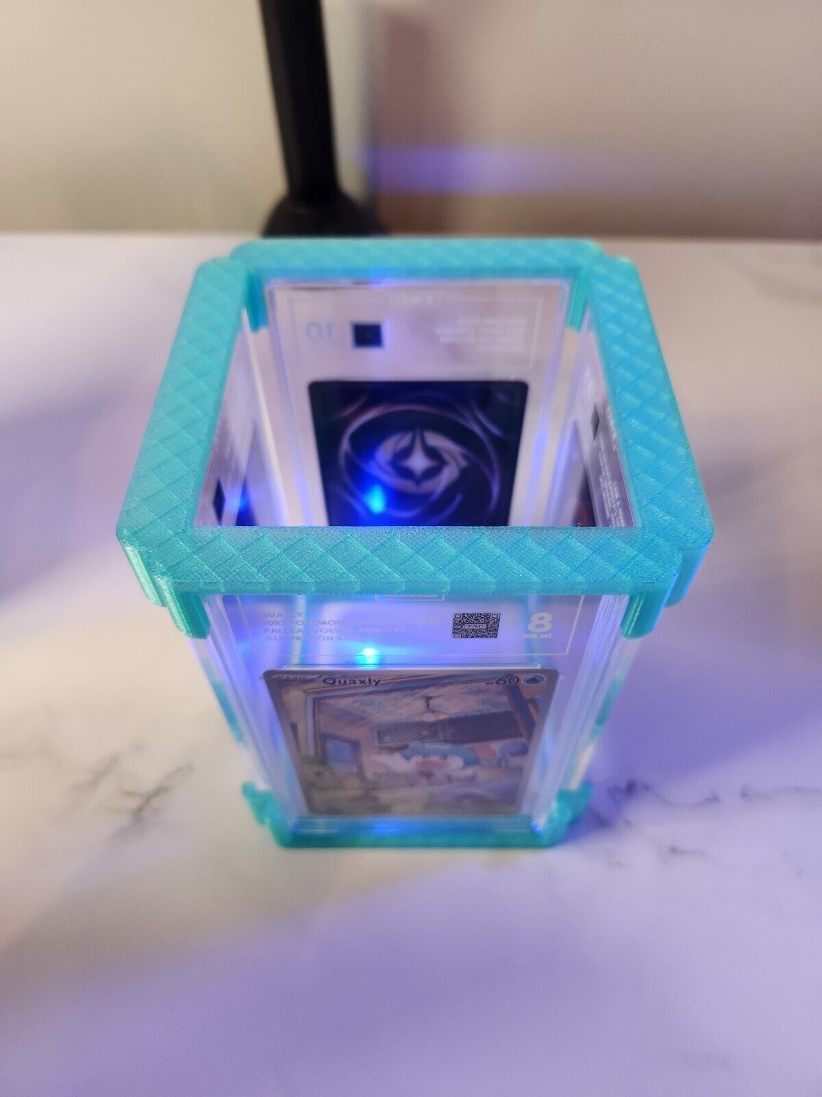 Graded Card Stand - Compatible with TAG - Turnable 360 Card Display - SlabTower