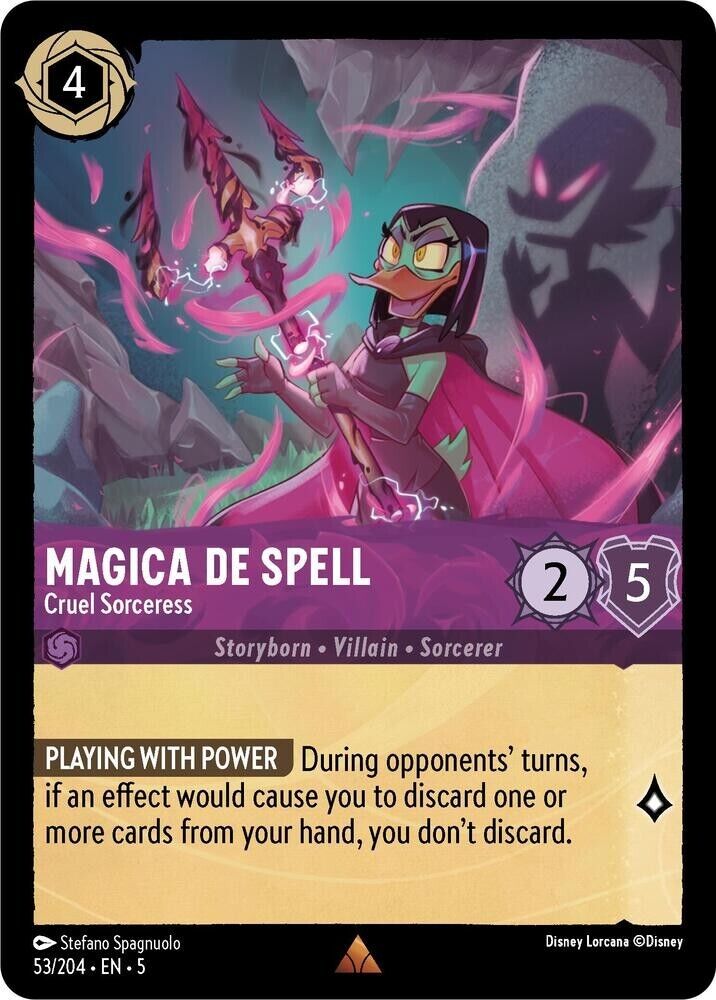 Magica De Spell Cruel Sorceress Non-Foil Disney Lorcana