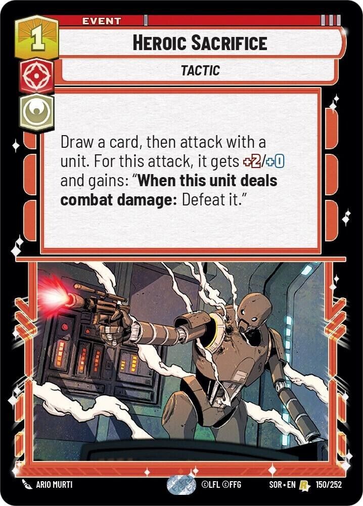 Heroic Sacrifice (Non-Foil) SWU