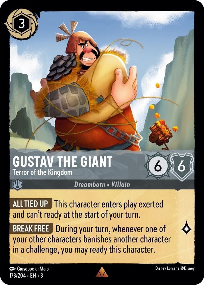 Gustav the Giant Terror of the Kingdom Non-Foil Disney Lorcana