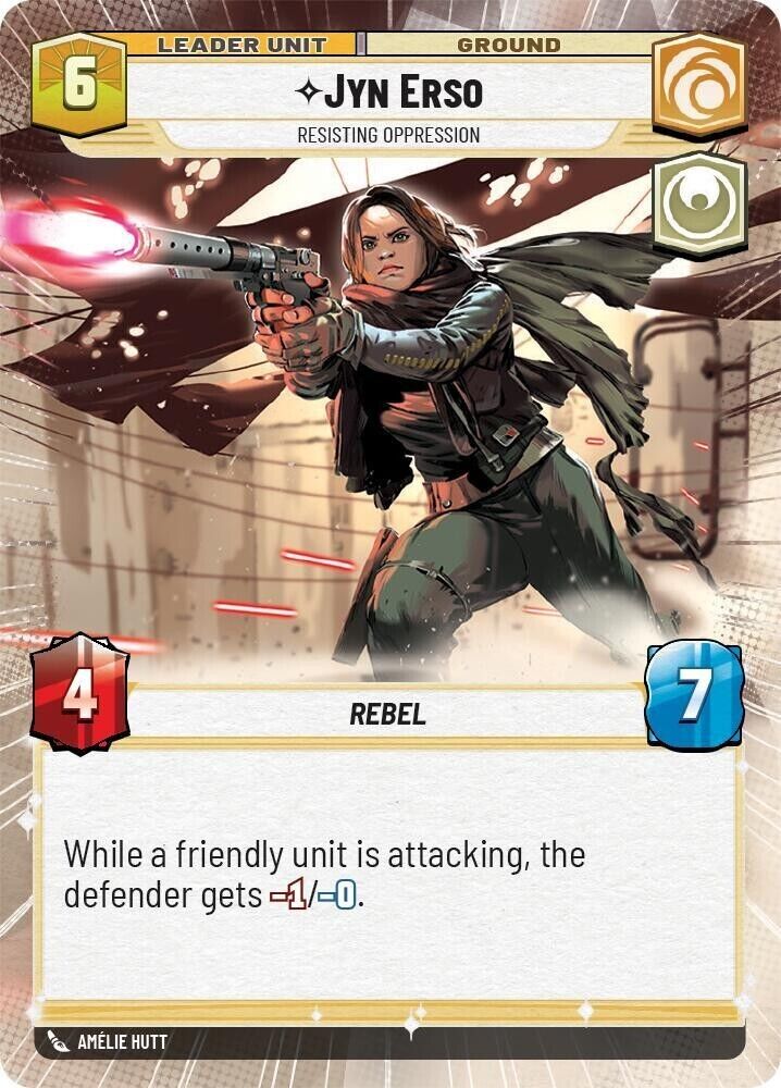 Jyn Erso - Resisting Oppression (Hyperspace) (Non-Foil) SWU