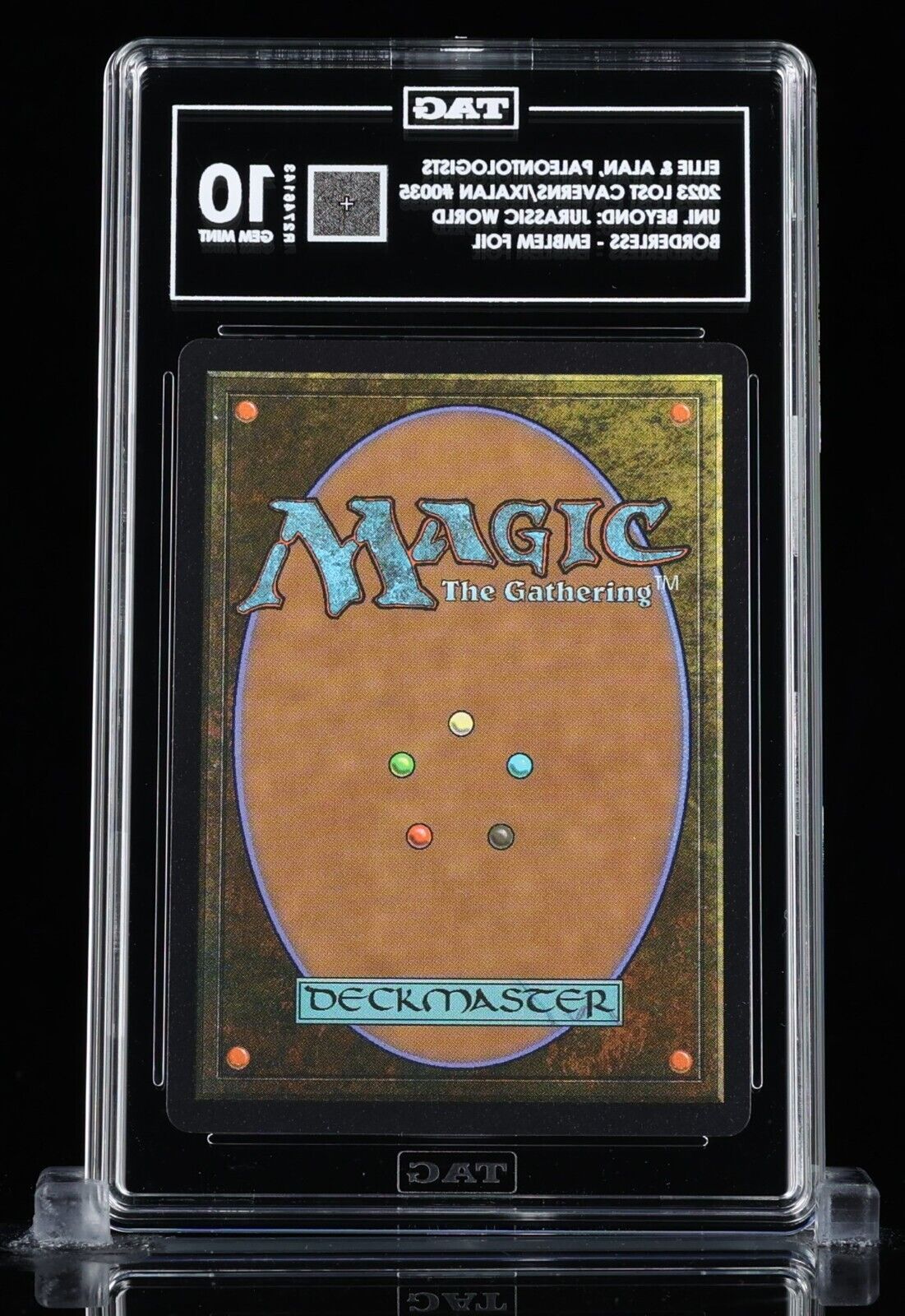 MTG ELLIE AND ALAN, PALEONTOLOGISTS Jurassic World Brdles-Emb Foil #0035 TAG 10