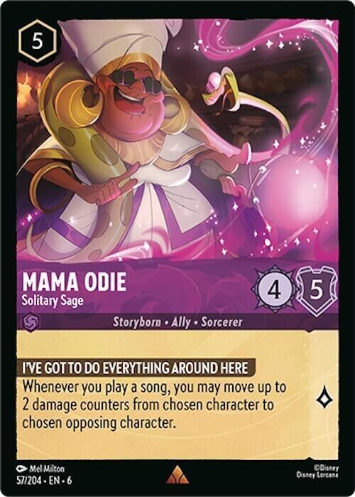 Mama Odie Solitary Sage Non-Foil Disney Lorcana 57/204