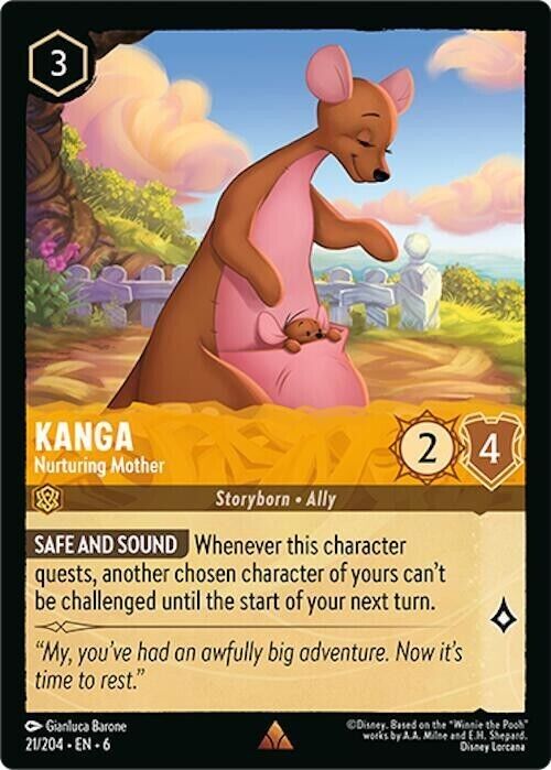 Kanga Nurturing Mother Non-Foil Disney Lorcana