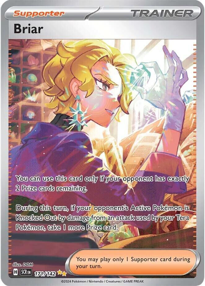 Briar 171/142 Sv07: Stellar Crown Holo (NM) Supporter Trainer PKM