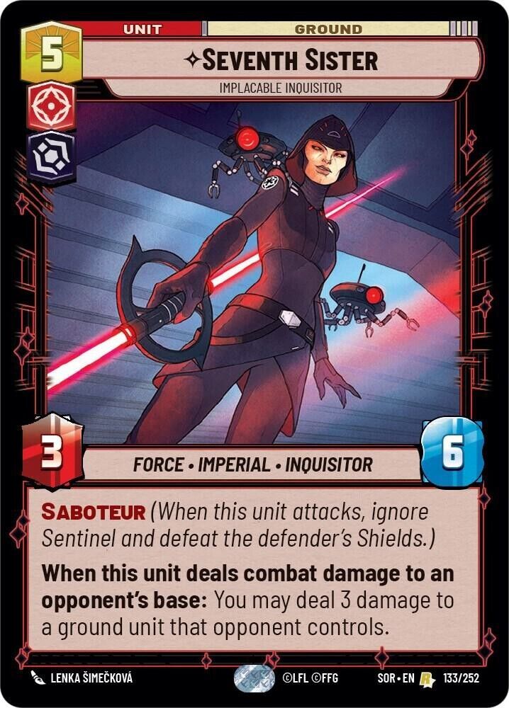 Seventh Sister - Implacable Inquisitor (Non-Foil) SWU