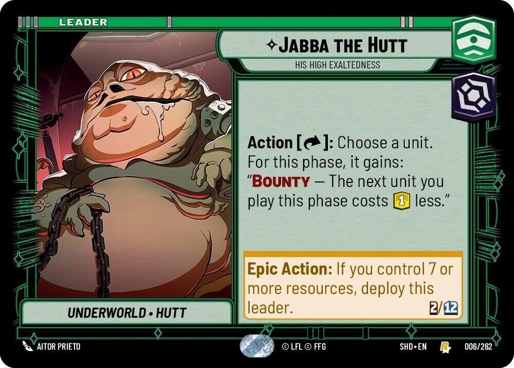 Jabba the Hutt - His High Exaltedness (Non-Foil) SWU