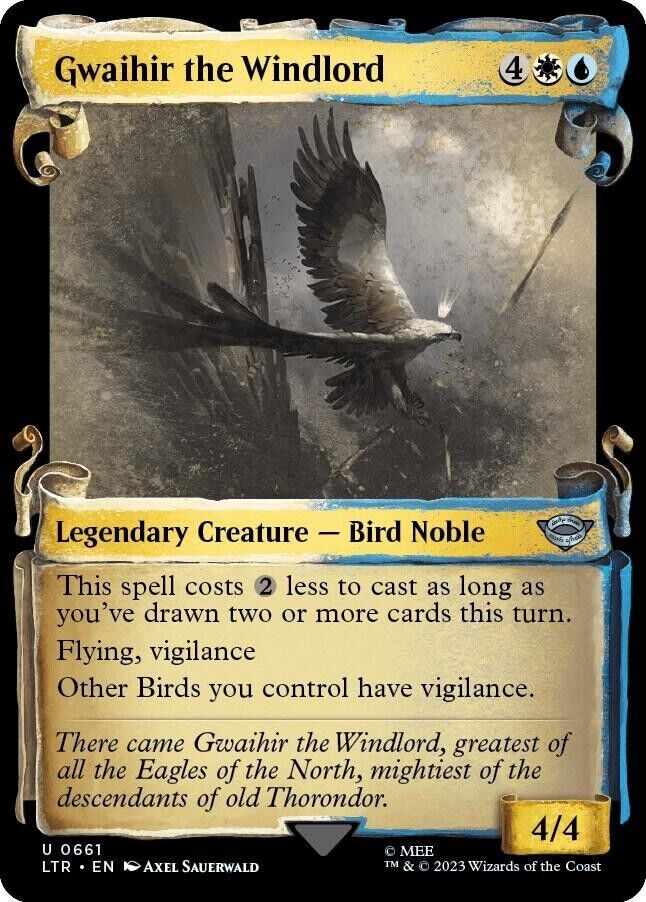 Gwaihir the Windlord (Showcase Scrolls) (Non-Foil) MTG